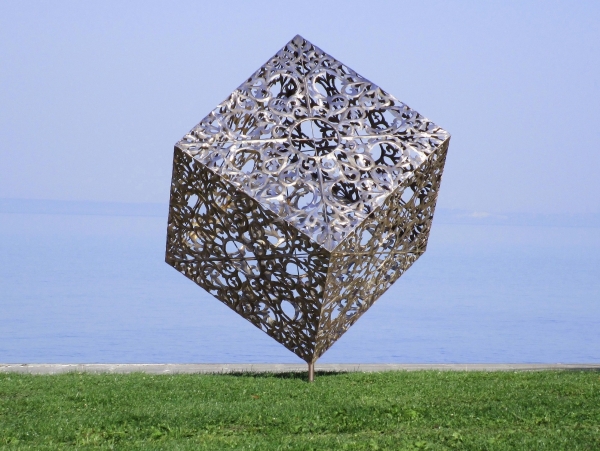 Huge cube artwork